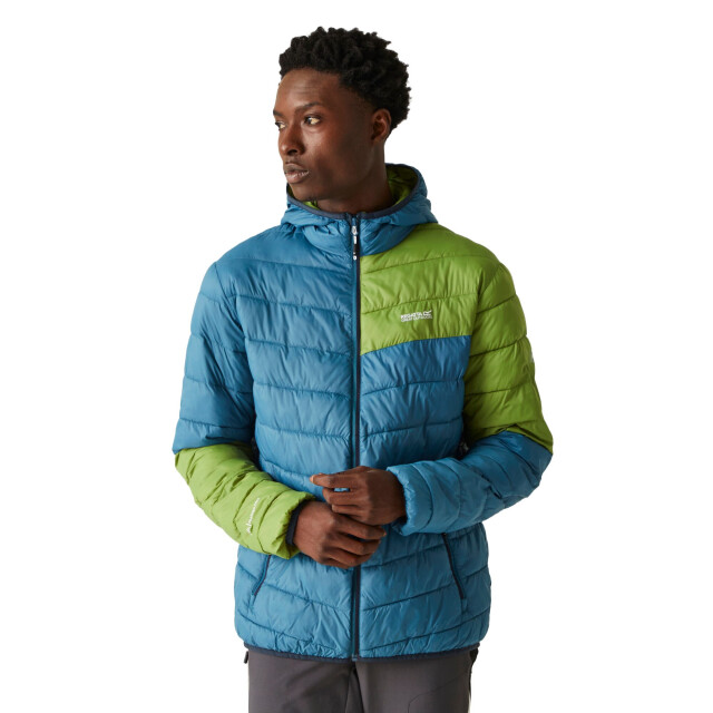 Regatta Heren hillpack ii colour block gewatteerd jack UTRG10712_moroccanbluepiquantgreen large