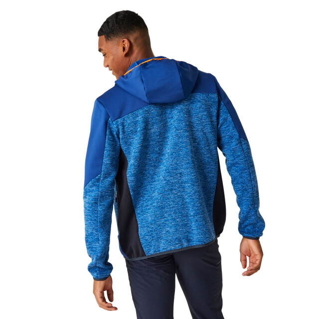 Regatta Heren cadford vi marl fleecejas met capuchon UTRG10719_oxfordbluenewroyal large