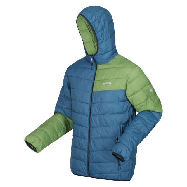 Regatta Heren hillpack ii colour block gewatteerd jack UTRG10712_moroccanbluepiquantgreen large