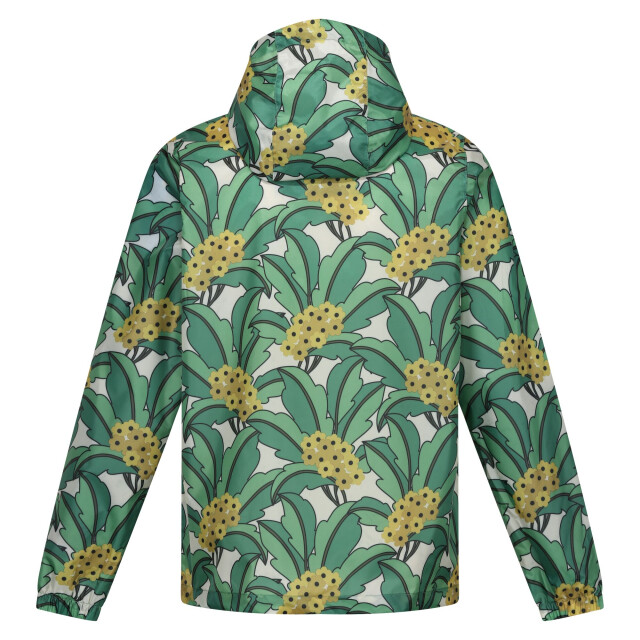 Regatta Dames orla kiely tropical floral packaway waterdichte jas UTRG10679_green large
