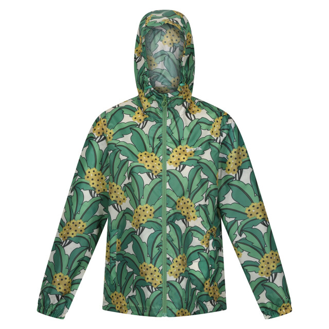 Regatta Dames orla kiely tropical floral packaway waterdichte jas UTRG10679_green large