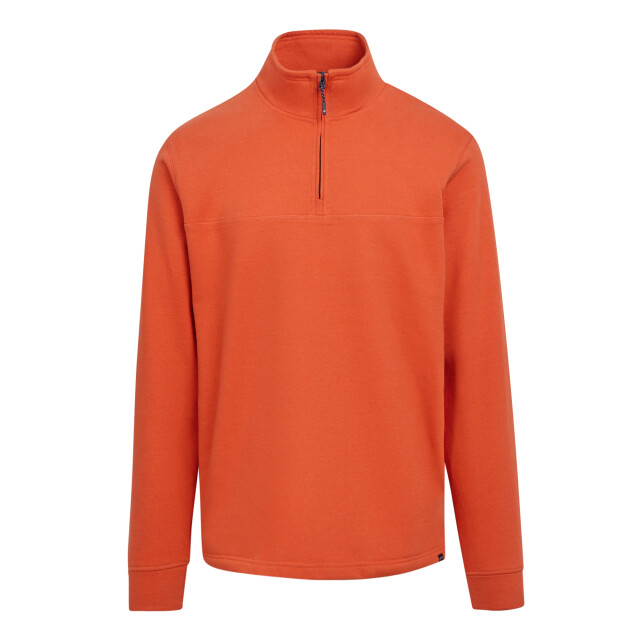 Regatta Heren agilno half zip fleece top UTRG10682_rustyorange large