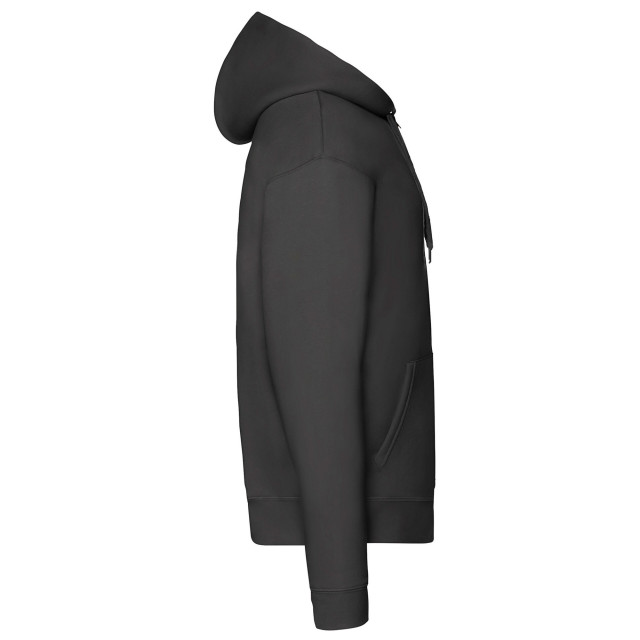 Fruit of the Loom Heren premium full zip hoodie UTFK2896_black large