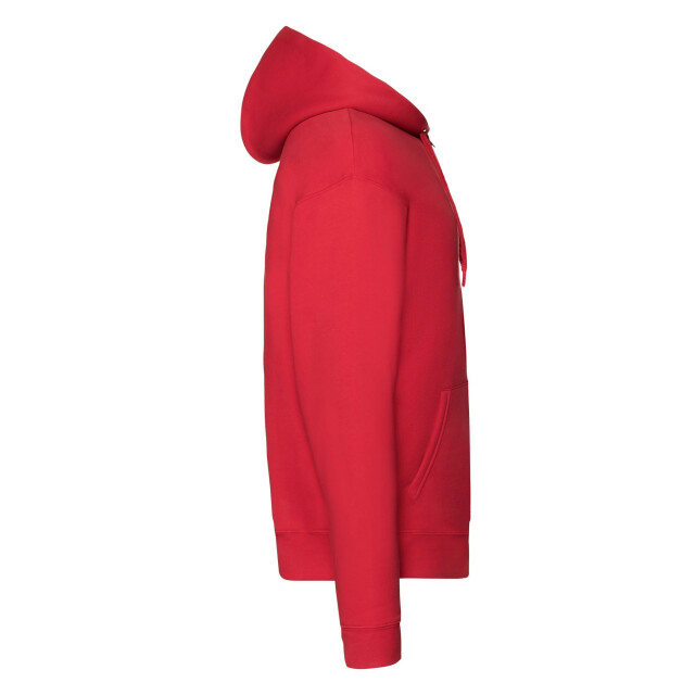 Fruit of the Loom Heren premium full zip hoodie UTFK2896_red large