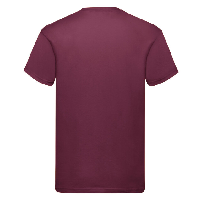 Fruit of the Loom Heren origineel t-shirt UTFK2910_burgundy large