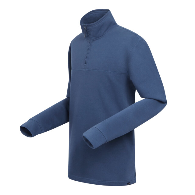 Regatta Heren agilno half zip fleece top UTRG10682_darkdenim large