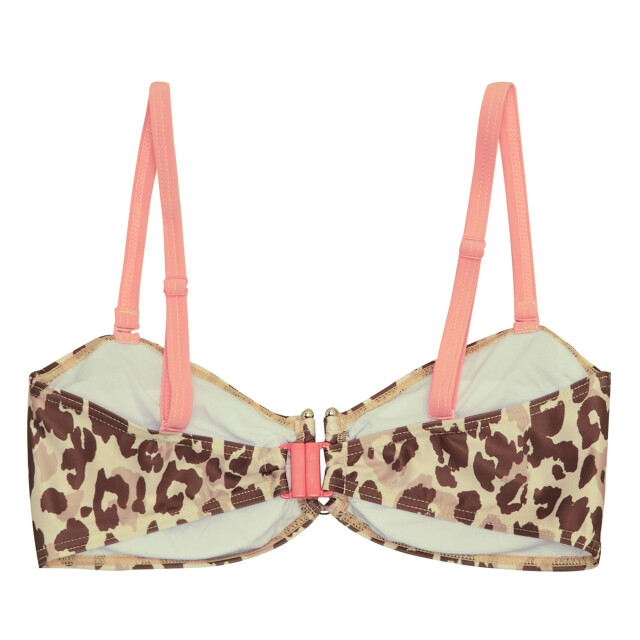 Regatta Dames aceana iii luipaardprint bikinitop UTRG10669_beigebrown large