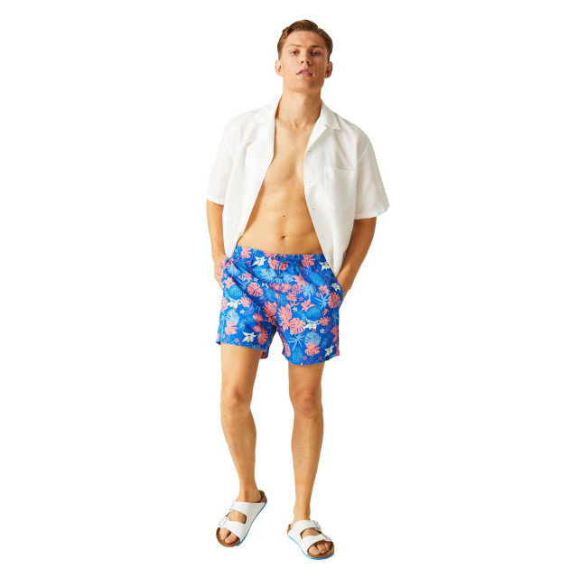 Regatta Heren loras familie hawaiian zwemshort UTRG10654_oxfordblue large