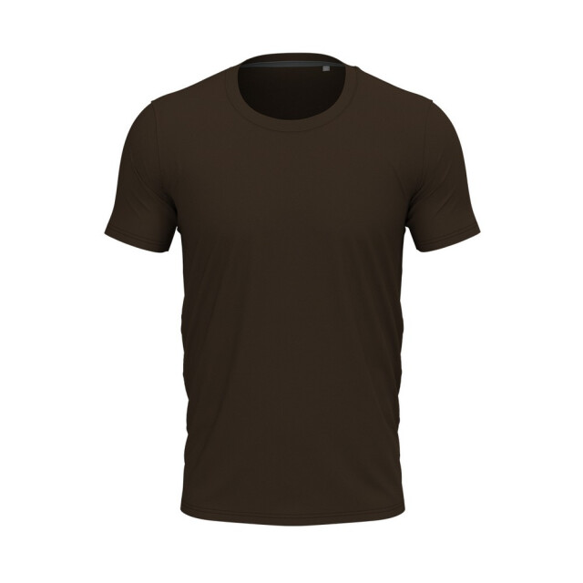 Stedman Stars Heren clive crew hals t-shirt UTFK2882_darkchocolate large