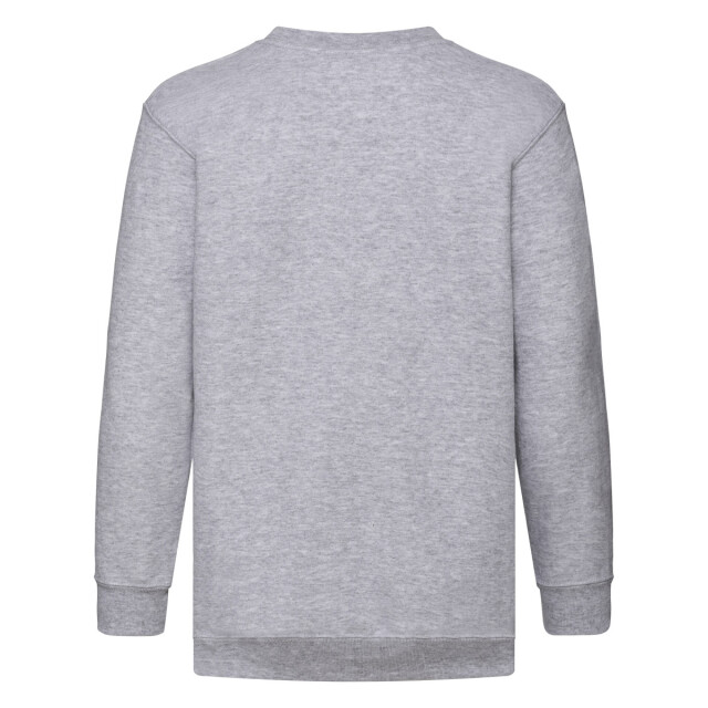 Fruit of the Loom Klassiek effen sweatshirt voor kinderen/kinderen UTFK2883_heathergrey large