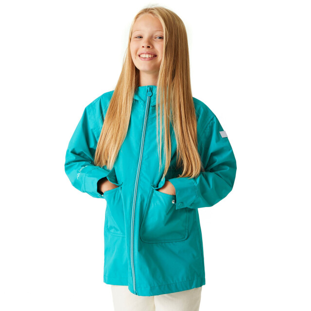 Regatta Kinderen/kinderen beylina waterdichte jas UTRG10657_tahoeblue large