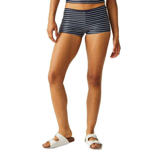 Regatta Dames aceana gestreept bikinibroekje UTRG10645_navywhite large