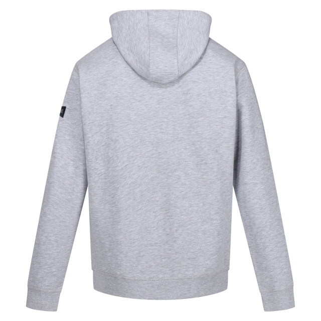 Regatta Heren shorebay ii full zip hoodie UTRG10643_silvergreymarl large