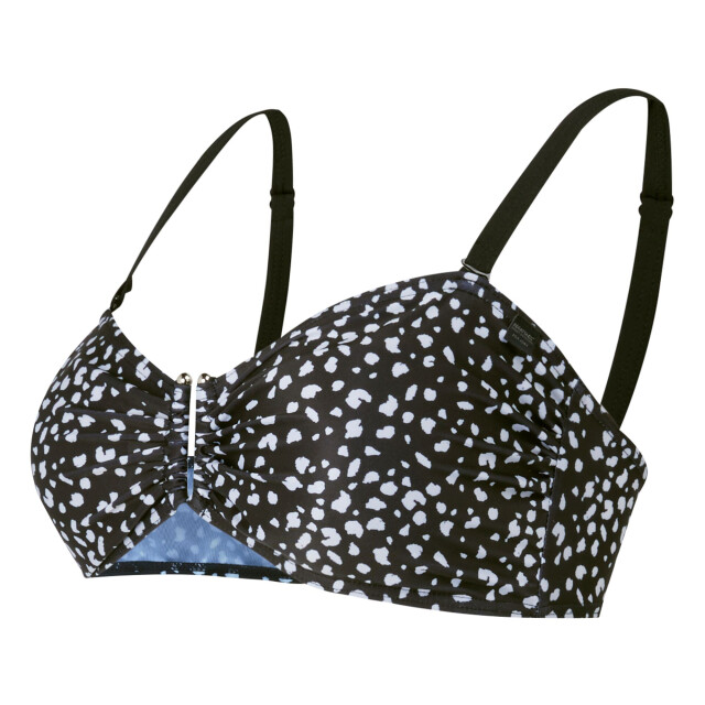 Regatta Dames aceana iii polka dot bikini top UTRG10650_blackwhite large