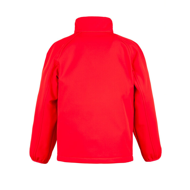 Result Kinder/kids 2-laags bedrukbaar softshell jack UTFK2869_red large