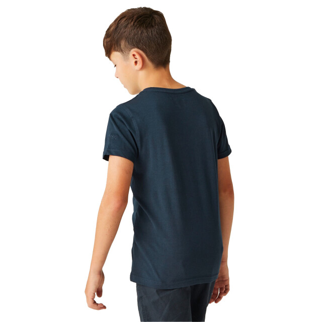 Regatta Kinderen/kinderen bosley vii wave t-shirt UTRG10609_navy large