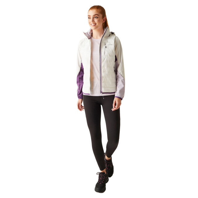 Regatta Dames andreson pro hybride jas UTRG10623_whitesunsetpurple large