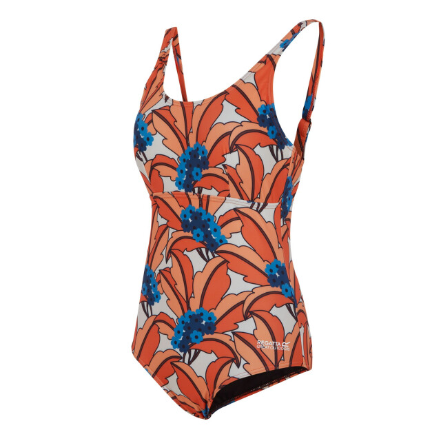Regatta Dames orla kiely tropical eendelig zwempak UTRG10631_orange large