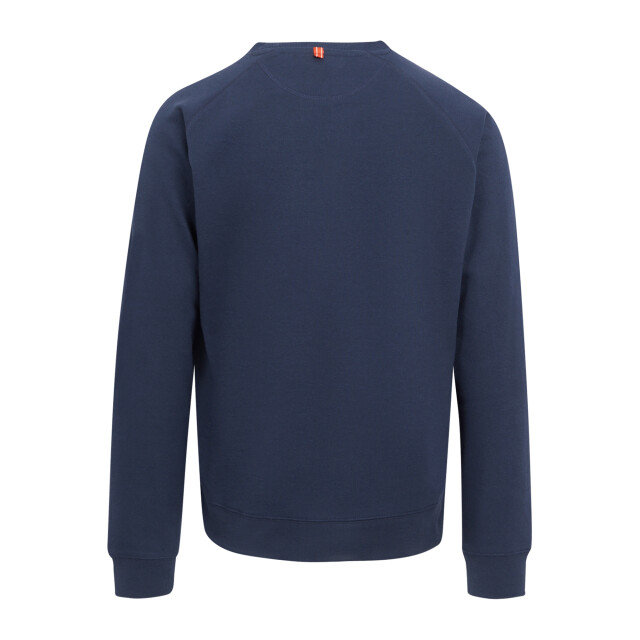 Regatta Heren nithsdale stripe crew neck sweatshirt UTRG10640_navy large