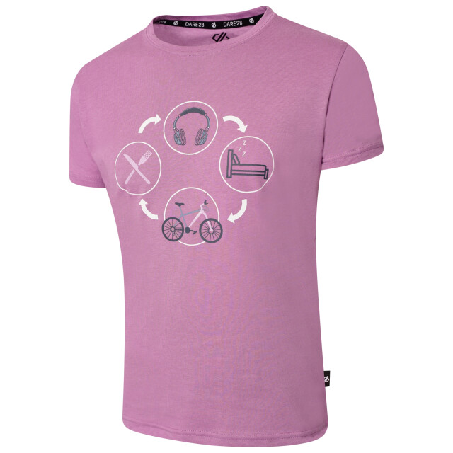 Dare2b Rechtmatig t-shirt voor kinderen UTRG10483_dustylavender large