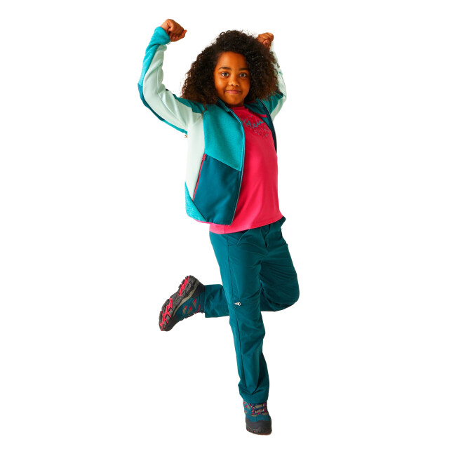 Regatta Kinder/kinder dissolver viii full zip fleecejack UTRG10505_tahoebluemoroccanbluebleachedaqua large