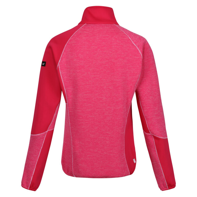 Regatta Dames lindalla vii marl full zip fleecejack UTRG10404_flamingopinkpinkpotion large