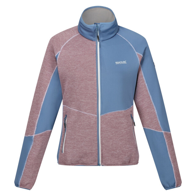 Regatta Dames lindalla vii marl full zip fleecejack UTRG10404_heathercoronetblue large