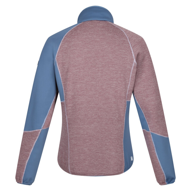 Regatta Dames lindalla vii marl full zip fleecejack UTRG10404_heathercoronetblue large