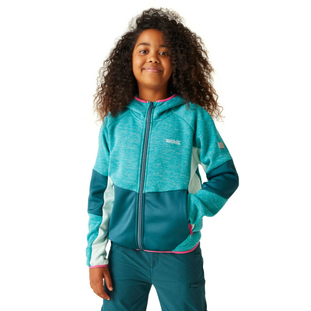 Regatta Kinder/kinder dissolver viii full zip fleecejack UTRG10505_tahoebluemoroccanbluebleachedaqua large