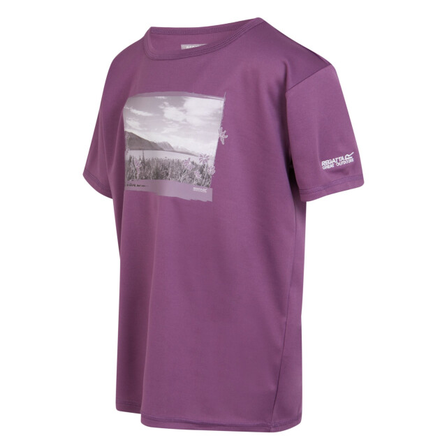 Regatta Kinderen/kinderen alvardo viii foto t-shirt UTRG10612_sunsetpurple large