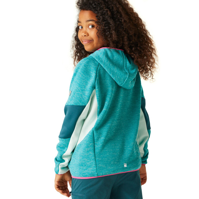 Regatta Kinder/kinder dissolver viii full zip fleecejack UTRG10505_tahoebluemoroccanbluebleachedaqua large