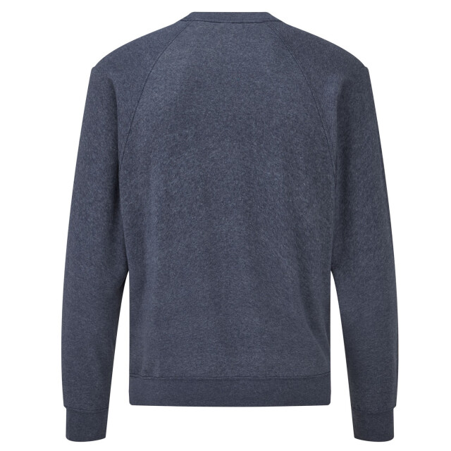Fruit of the Loom Uniseks klassiek raglan sweatshirt voor volwassenen UTLT2284_heathernavy large