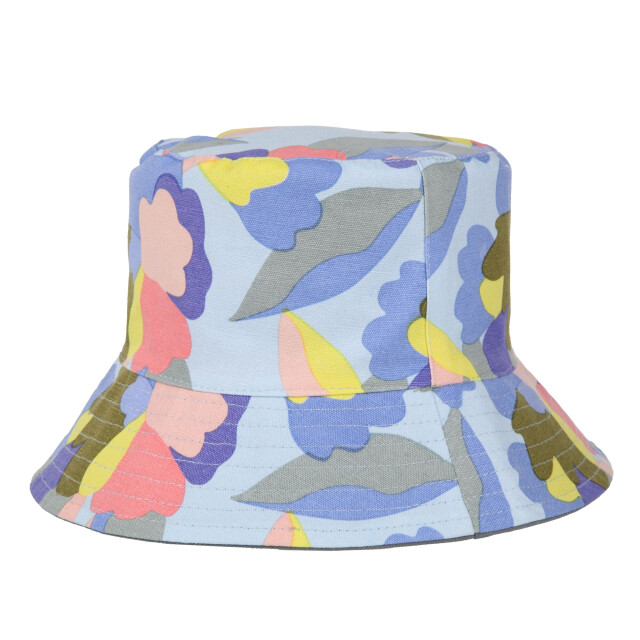 Regatta Dames abstract bloemige omkeerbare emmer hoed UTRG10605_greenmilieu large