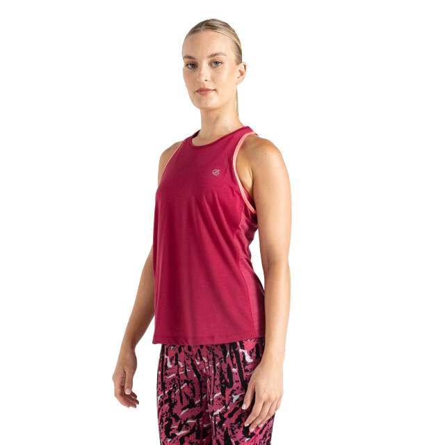Dare2b Dames gravitate vest top UTRG10275_berrypinkneonpink large