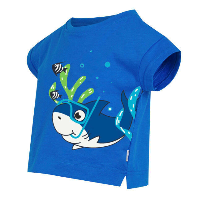 Regatta Kinderen/kinderen bubbels de haai t-shirt UTRG10341_hawaiianblue large
