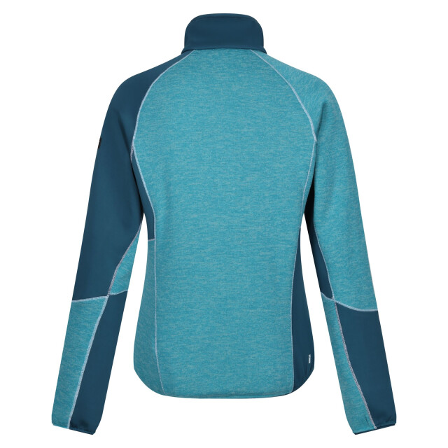 Regatta Dames lindalla vii marl full zip fleecejack UTRG10404_tahoebluemoroccanblue large