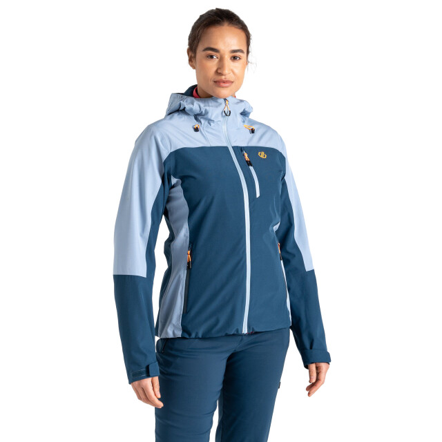 Dare2b Dames mountain series contrast paneel waterdichte jas UTRG10356_moonlightdenimrainwashed large