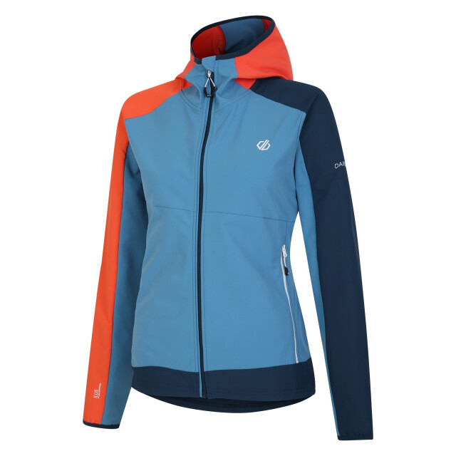 Dare2b Dames avidly ii zachte shell jas UTRG10350_niagarabluesatsuma large