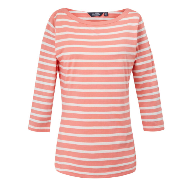 Regatta Dames bayletta 3/4 mouw top UTRG10195_shellpinkwhite large