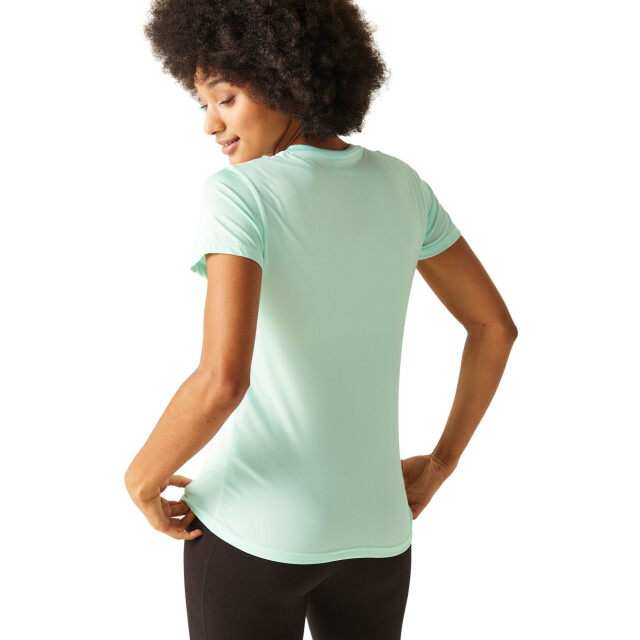 Regatta Dames fingal v hals t-shirt UTRG10272_bleachedaqua large
