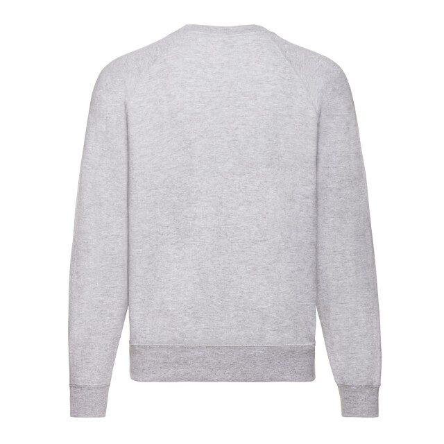 Fruit of the Loom Heren klassiek effen raglan sweatshirt UTFK2797_heathergrey large