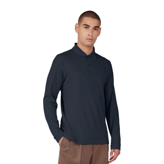 B and C Heren my polo 210 effen katoenen poloshirt UTFK2802_navy large