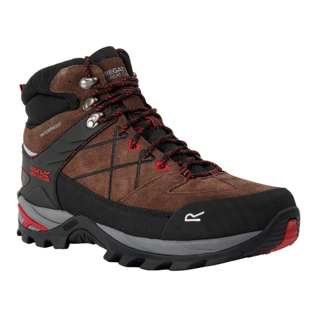 Regatta Heren samaris pro ii suede wandelschoenen UTRG10074_chestnutriored large