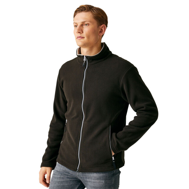 Regatta Heren ascender 250 fleecejack UTFK2791_blackmineralgrey large
