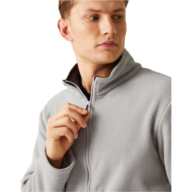 Regatta Heren ascender 250 fleecejack UTFK2791_mineralgreyblack large