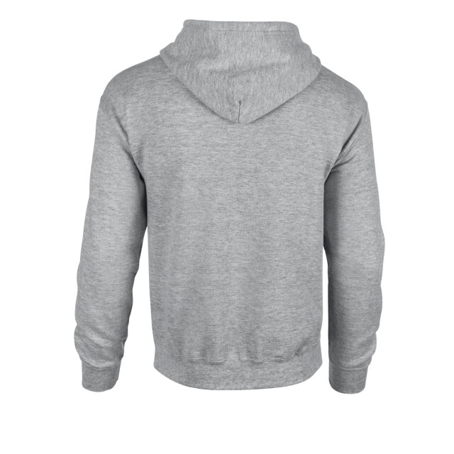 Gildan Unisex adult heavy blend full zip hoodie UTFK2795_sportsgrey large