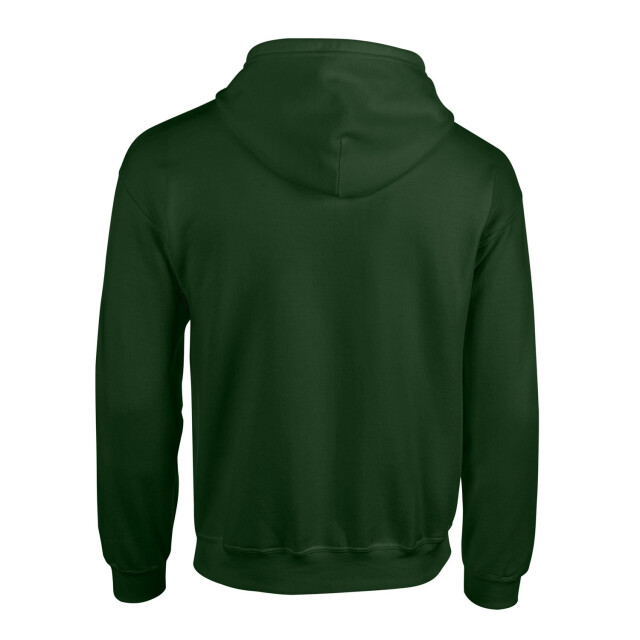 Gildan Unisex adult heavy blend full zip hoodie UTFK2795_forestgreen large