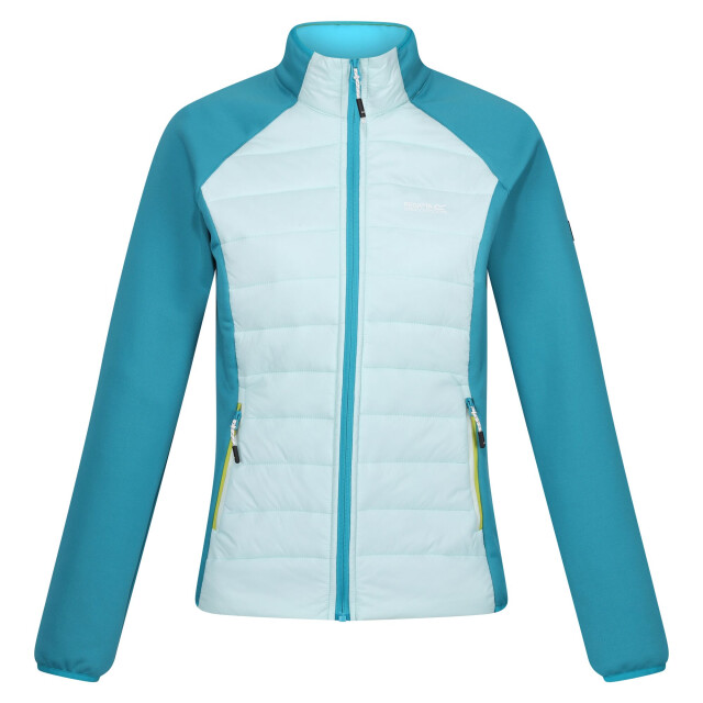 Regatta Dames clumber v hybride jas UTRG10049_bleachedaquatahoeblue large