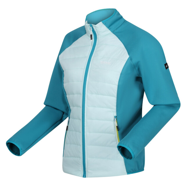 Regatta Dames clumber v hybride jas UTRG10049_bleachedaquatahoeblue large