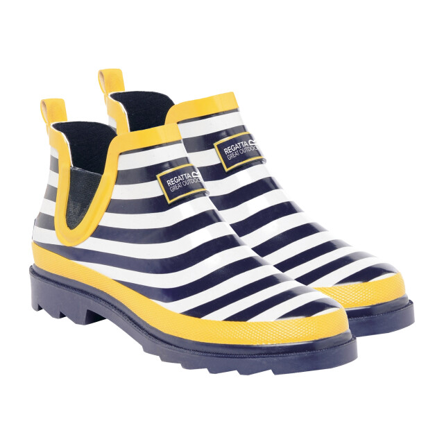Regatta Geweldige outdoors dames harper lage wellington laarzen UTRG1006_navylemontea large